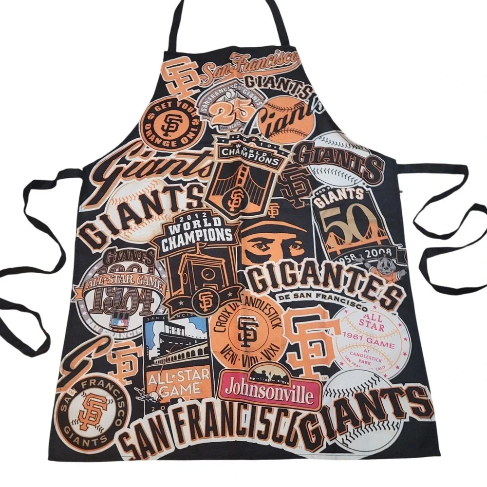 San Francisco Giants MLB BBQ Apron World Series Champions Black SKUCH063
